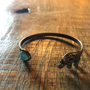 Elephant copper bracelet